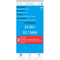 Data logger temperatura e umidità wireless POD HUMIDITY 2